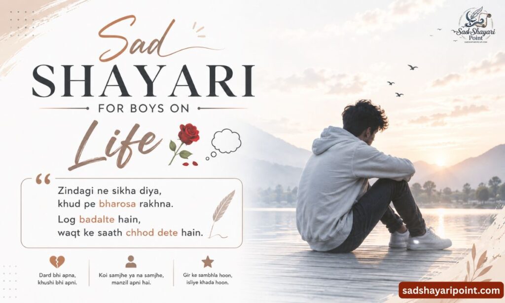 Sad Shayari for Boys in Hindi
