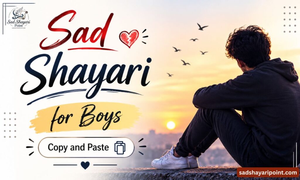 Sad Shayari for Boys in Hindi