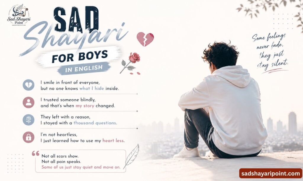 Sad Shayari for Boys in Hindi