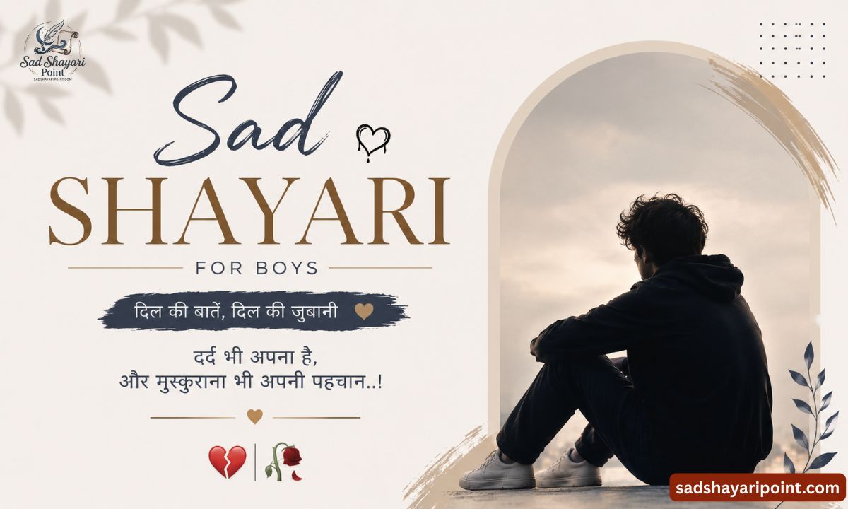 Sad Shayari for Boys in Hindi