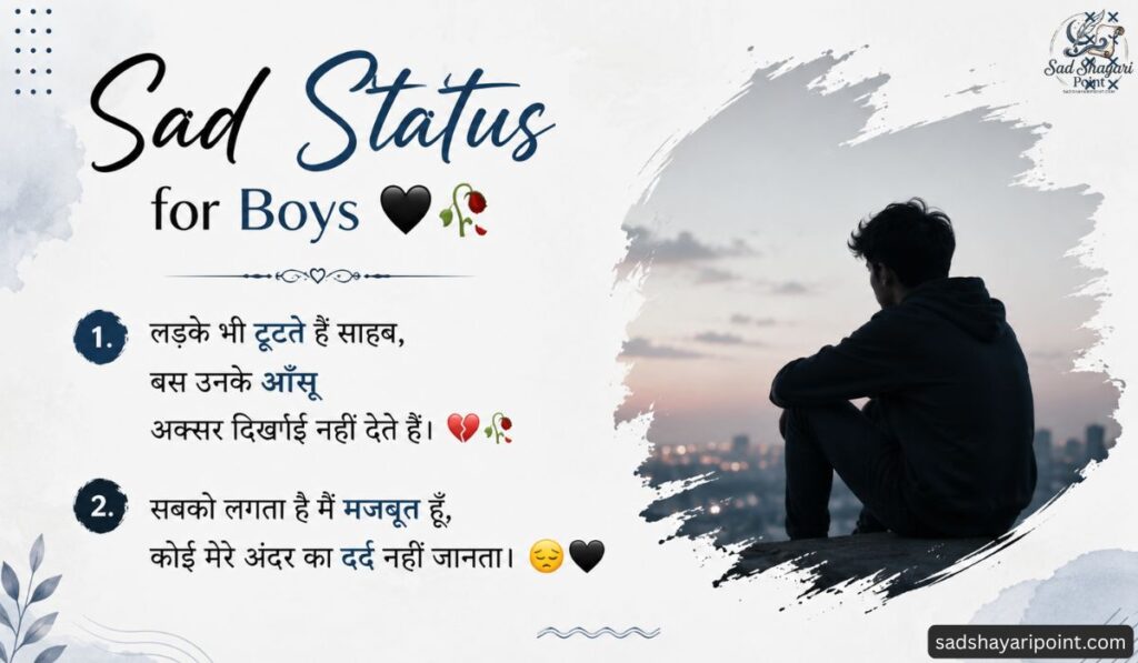 Sad Status in Hindi