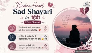 Broken Heart Sad Shayari in Hindi