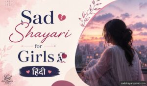 Sad Shayari for Girls in Hindi