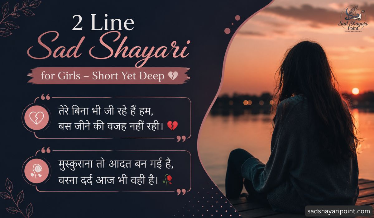 Sad Shayari for Girls in Hindi