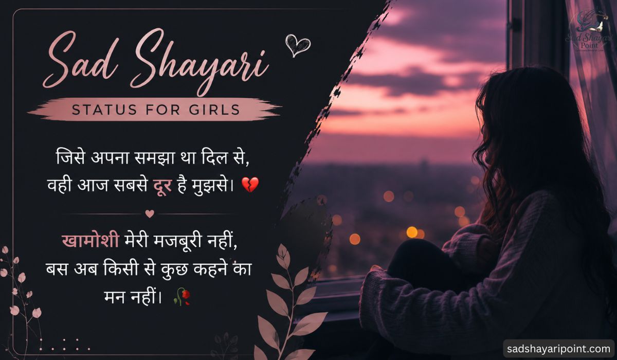 Sad Shayari for Girls in Hindi