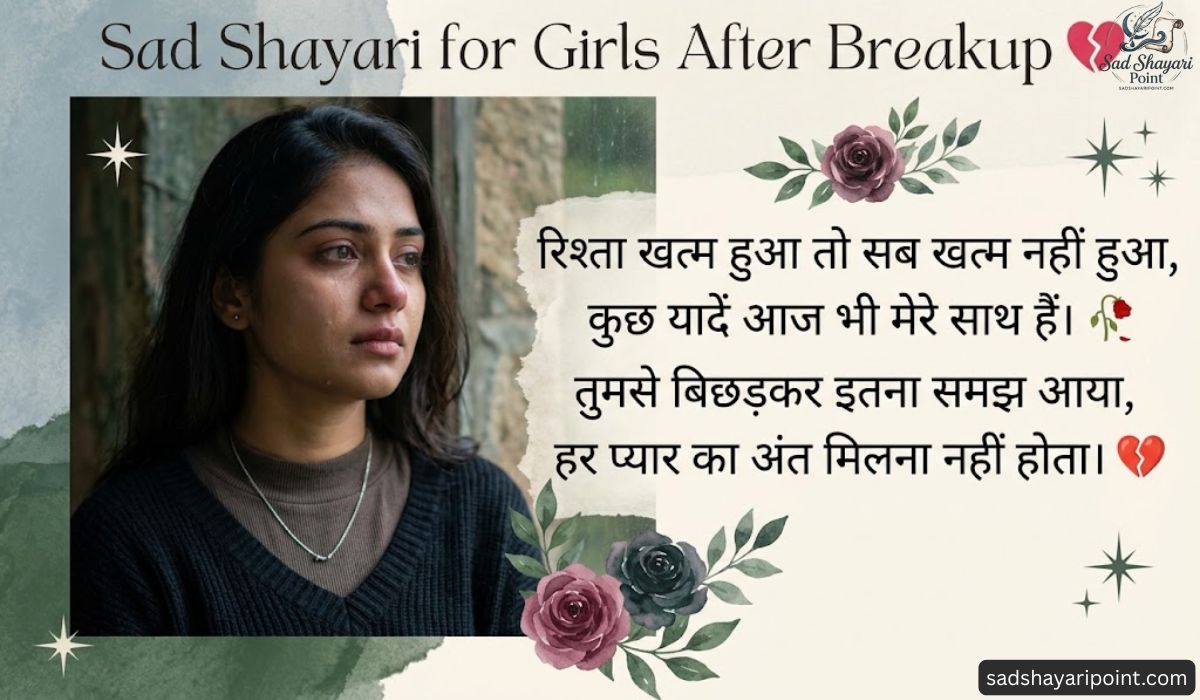 Sad Shayari for Girls in Hindi