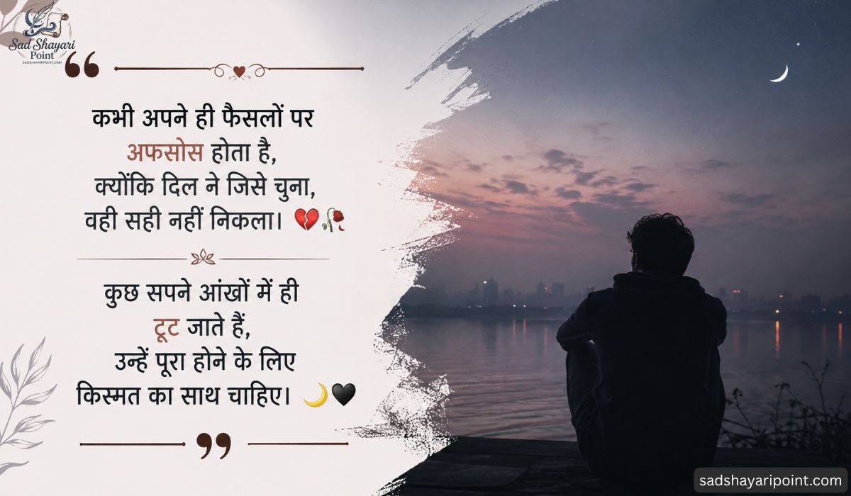 Sad Shayari in Hindi