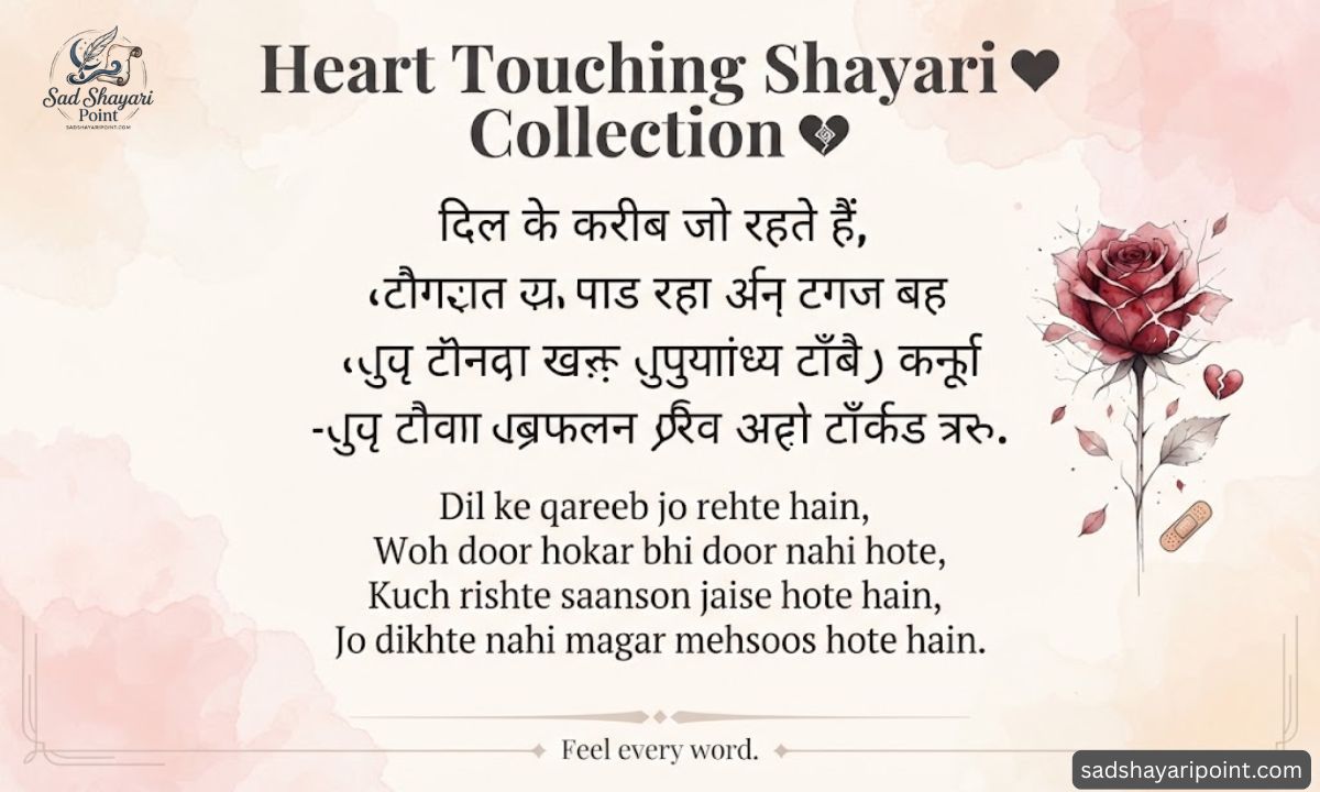 Heart Touching Shayari