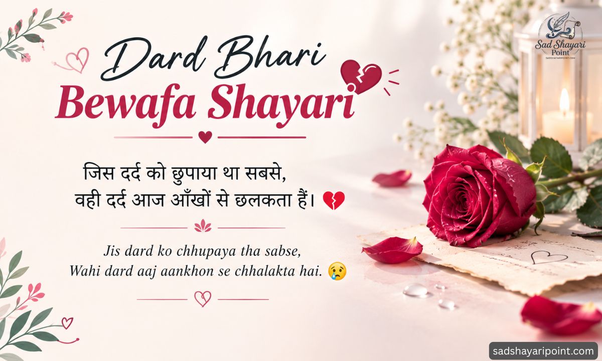 Bewafa Shayari Hindi