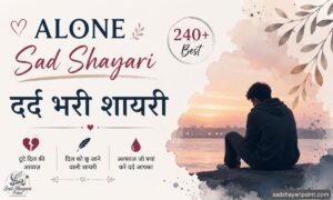 Alone Sad Shayari in Hindi
