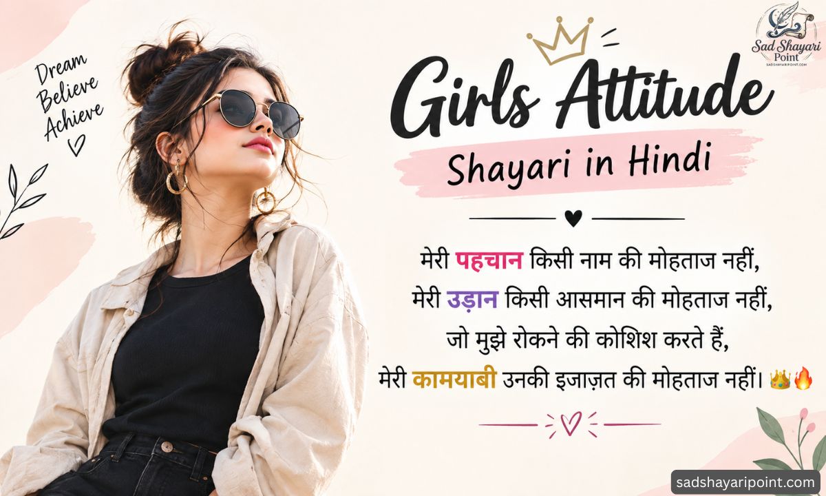 Attitude Shayari for Girls