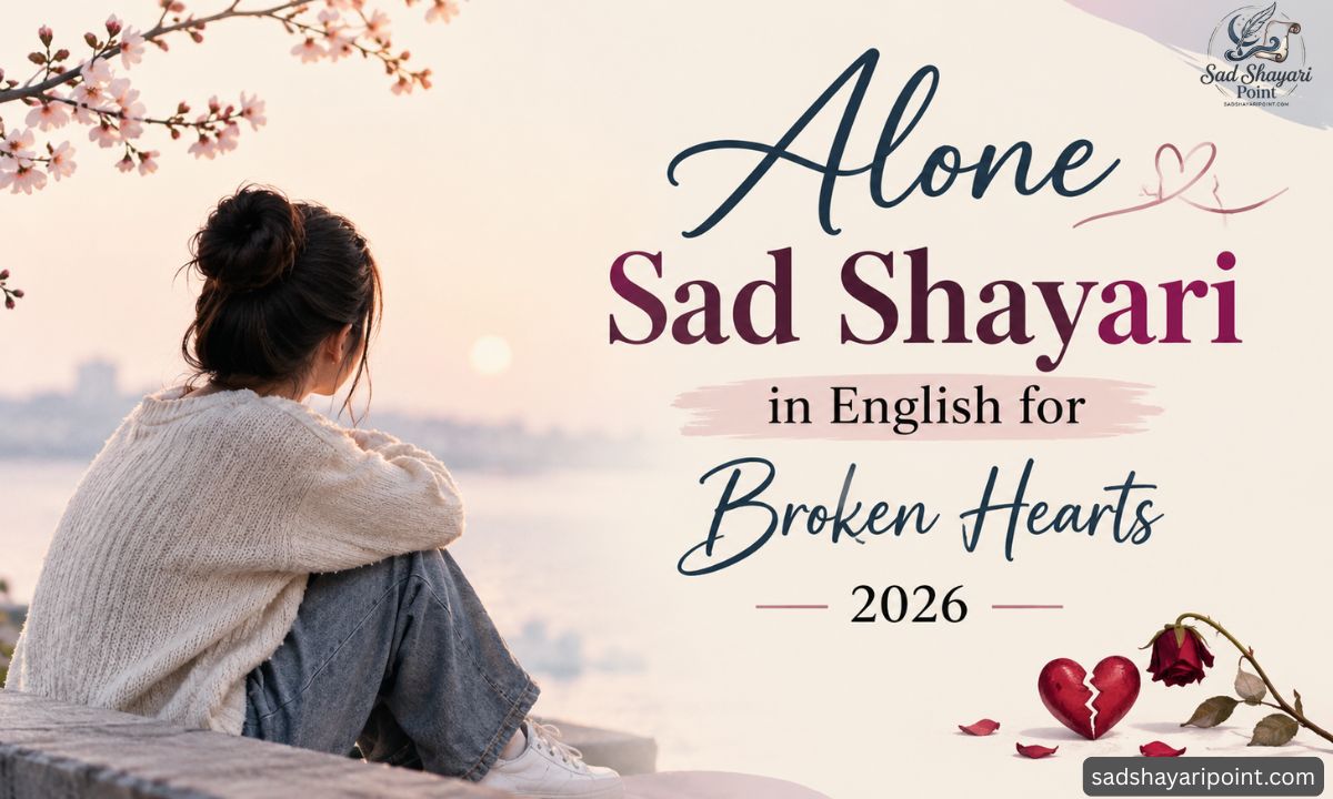 Alone Sad Shayari in English