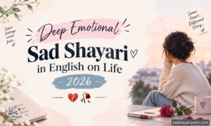 Sad Shayari in English
