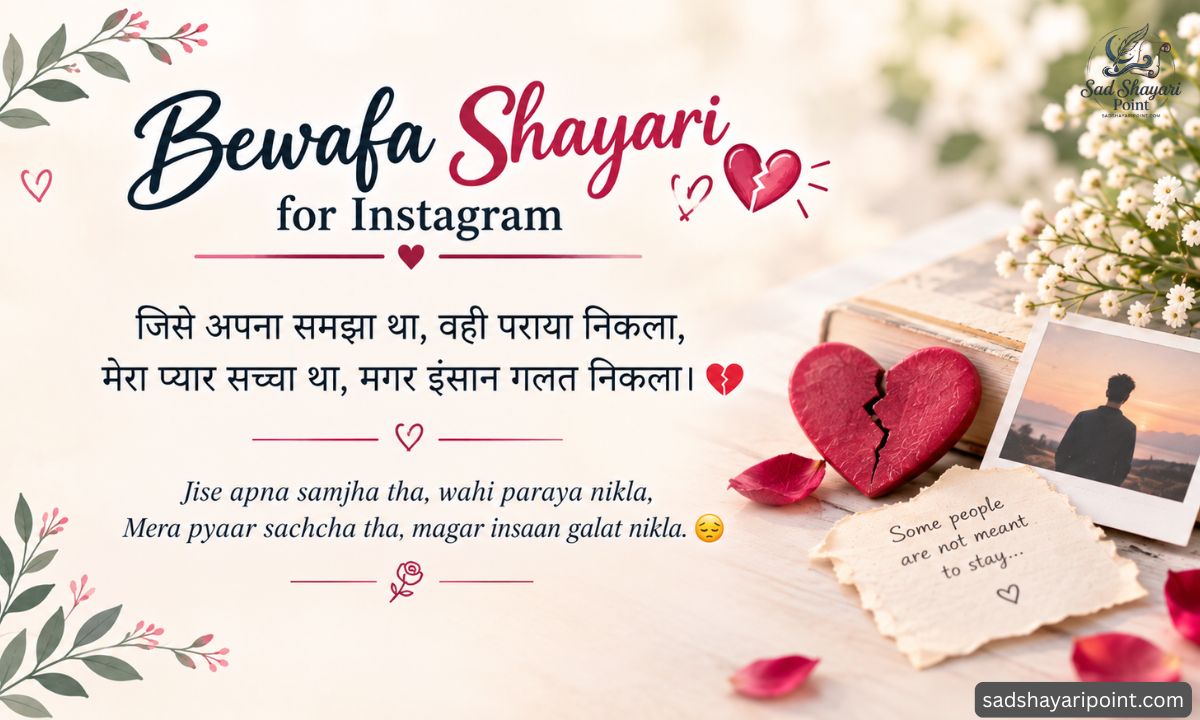Bewafa Shayari Hindi