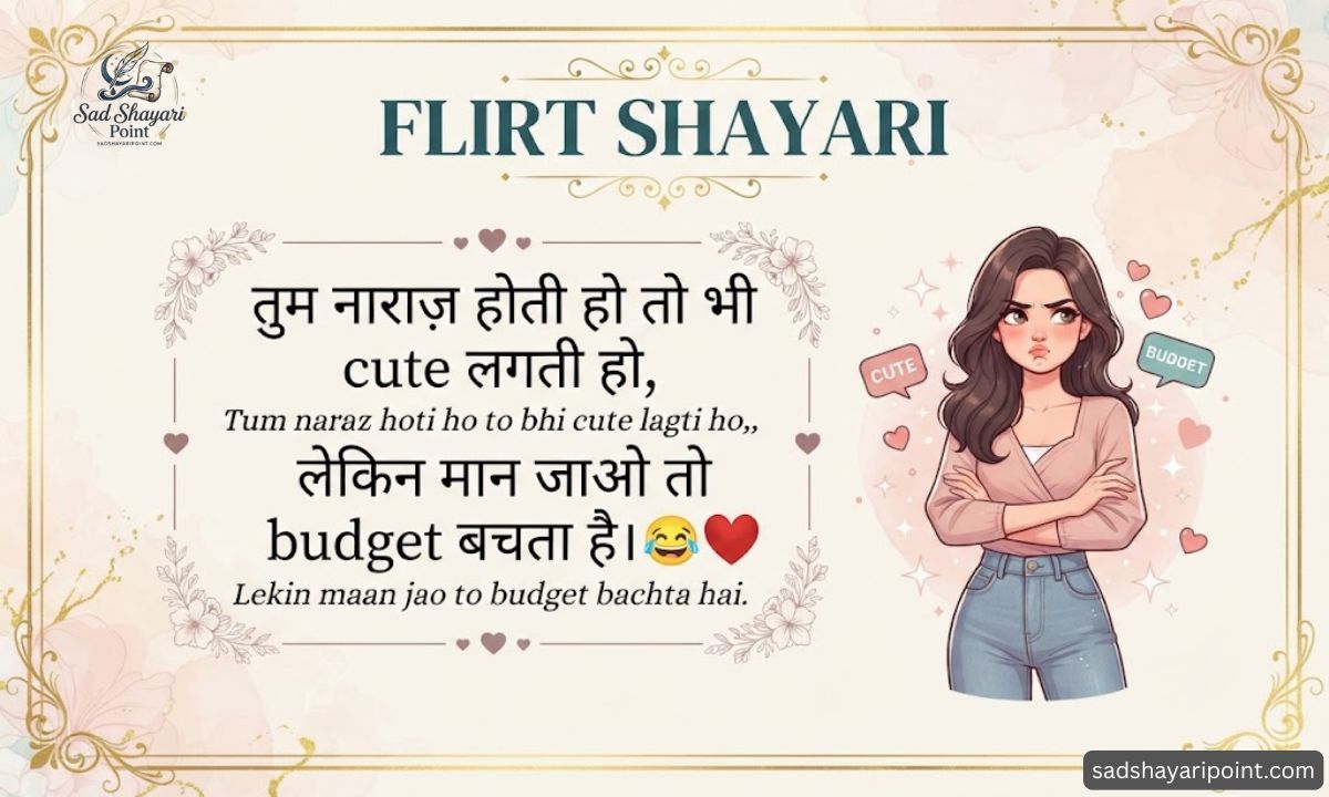 Flirt Shayari in Hindi