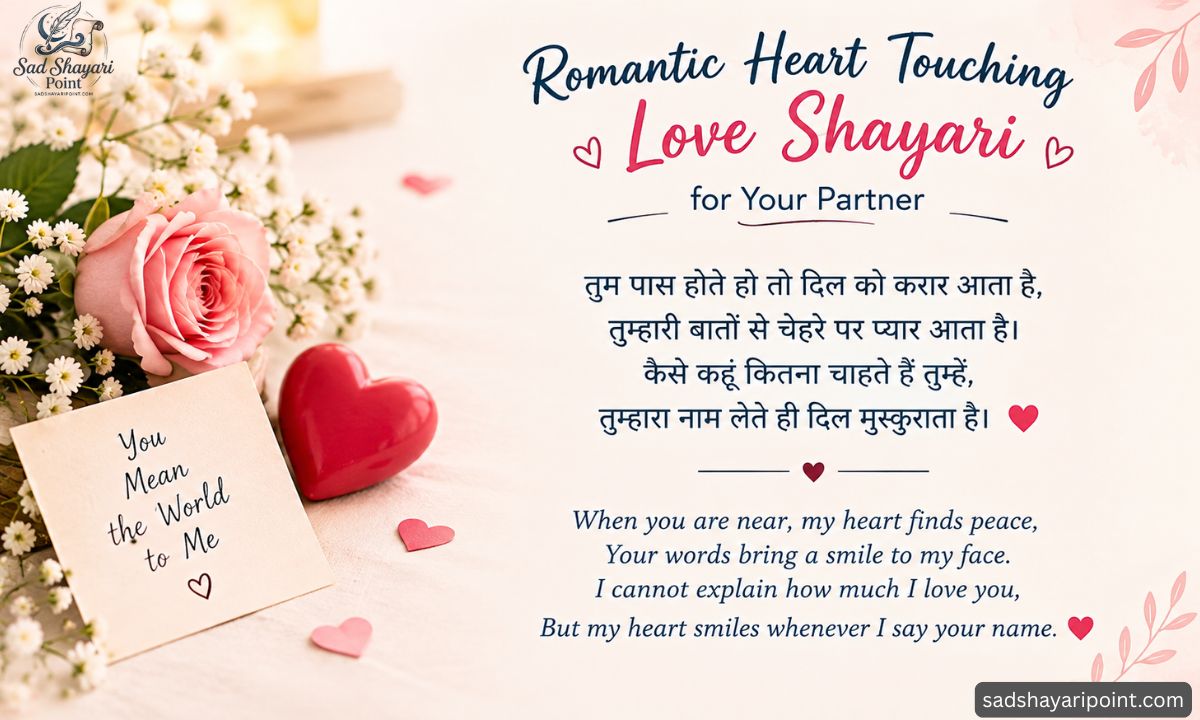 Heart Touching Love Shayari in English