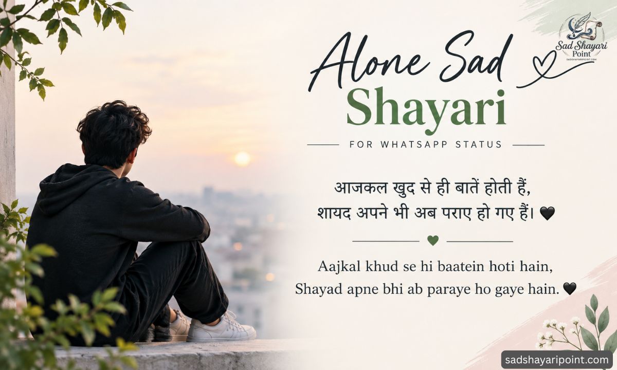 Alone Sad Shayari in English