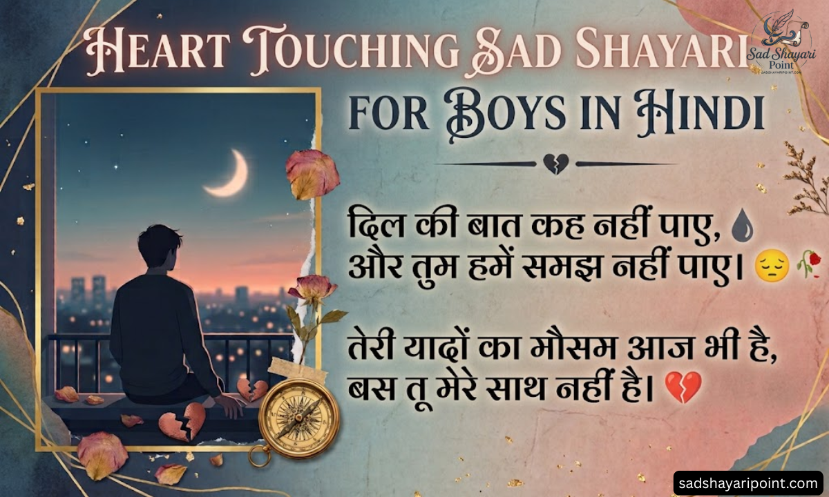 Sad Shayari for Boys in Hindi