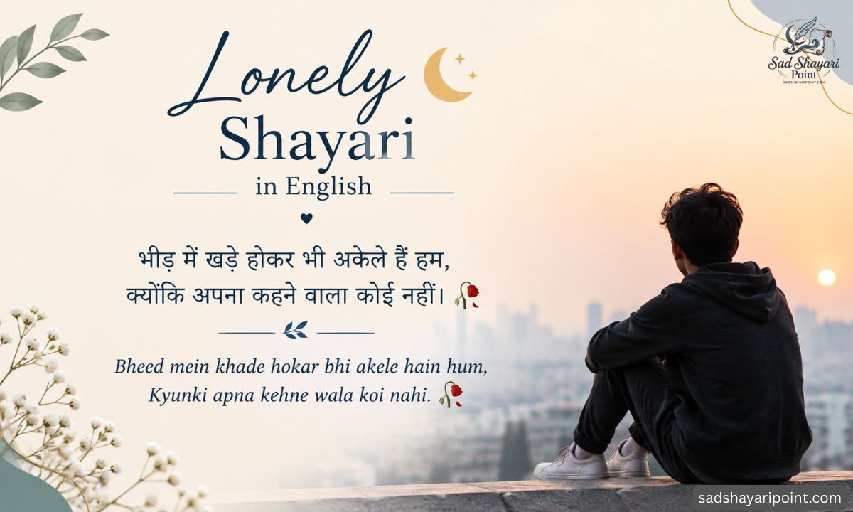 Alone Sad Shayari in English