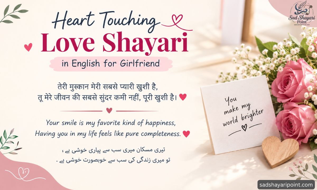 Heart Touching Love Shayari in English