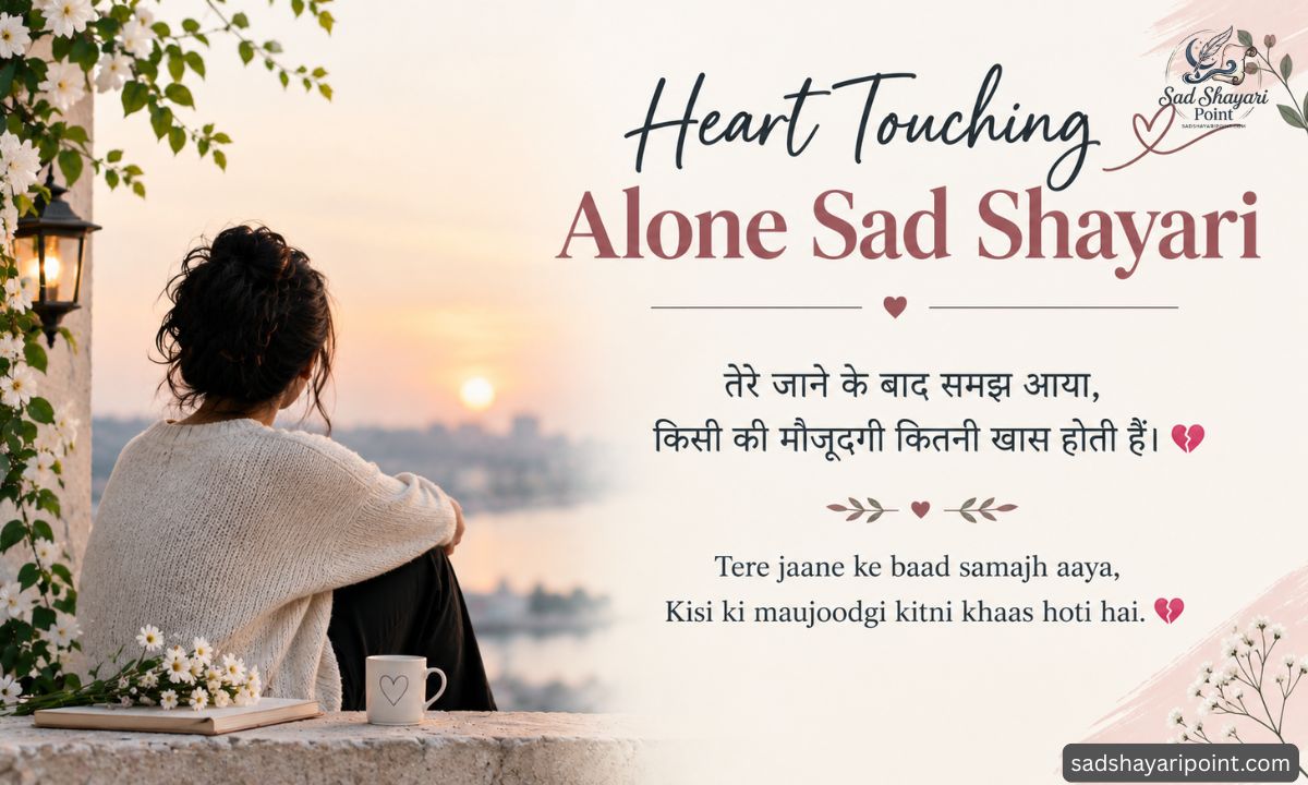 Alone Sad Shayari in English