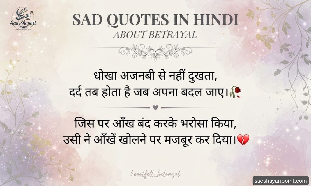 Sad Quotes in Hindi