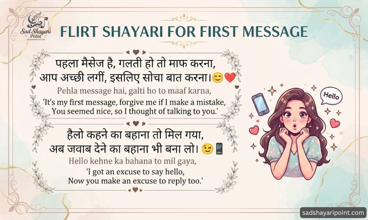 Flirt Shayari in Hindi