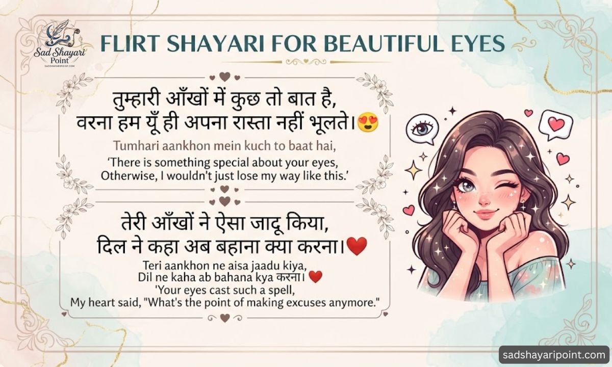 Flirt Shayari in Hindi