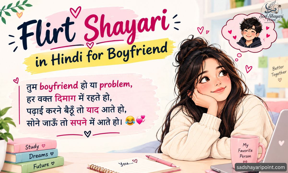 Flirt Shayari in Hindi