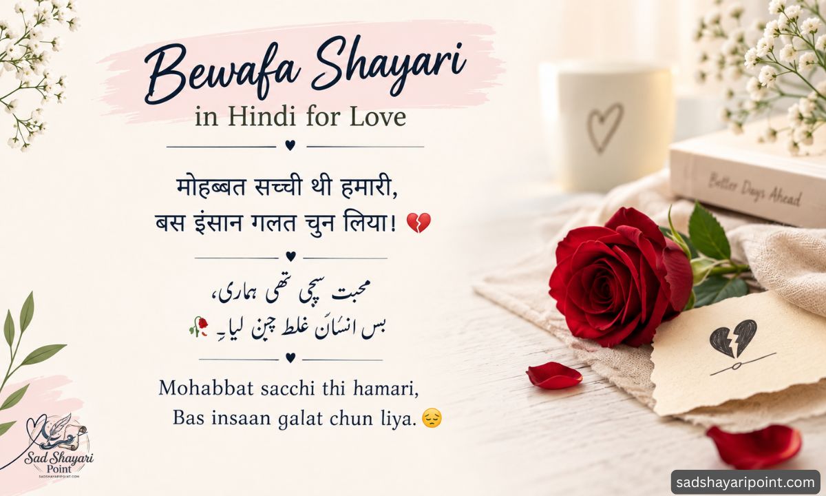 Bewafa Shayari Hindi