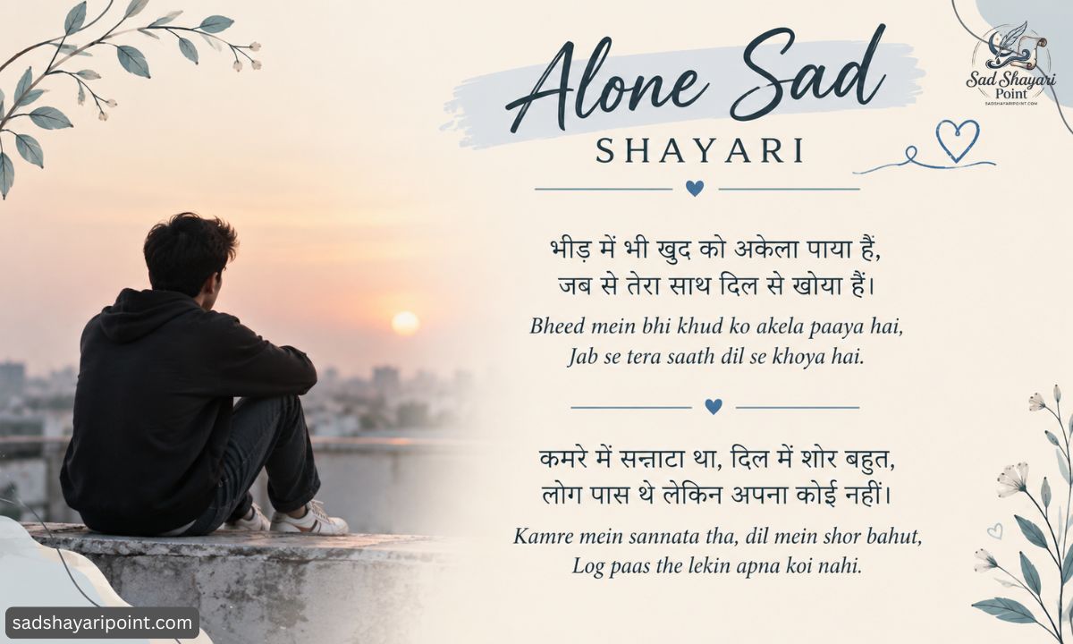 Sad Shayari in English
