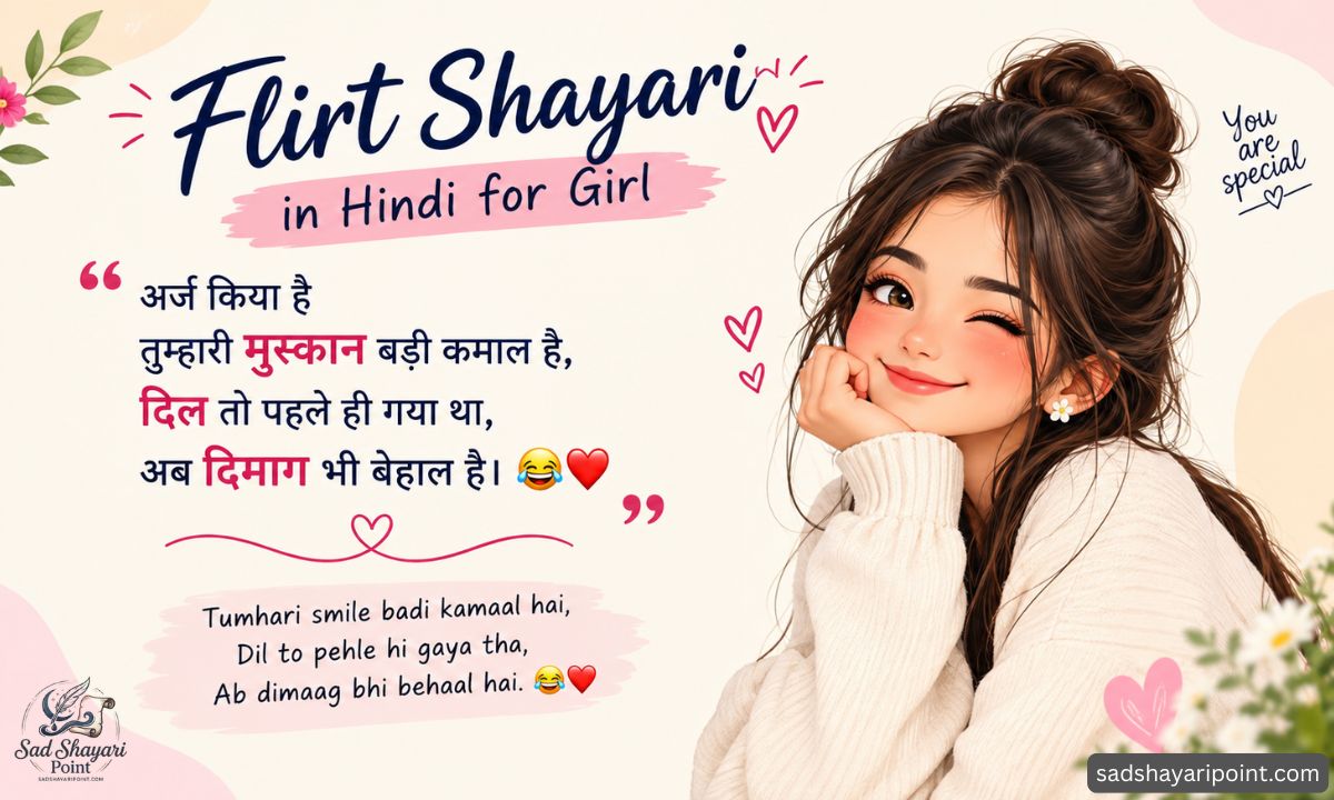 Flirt Shayari in Hindi