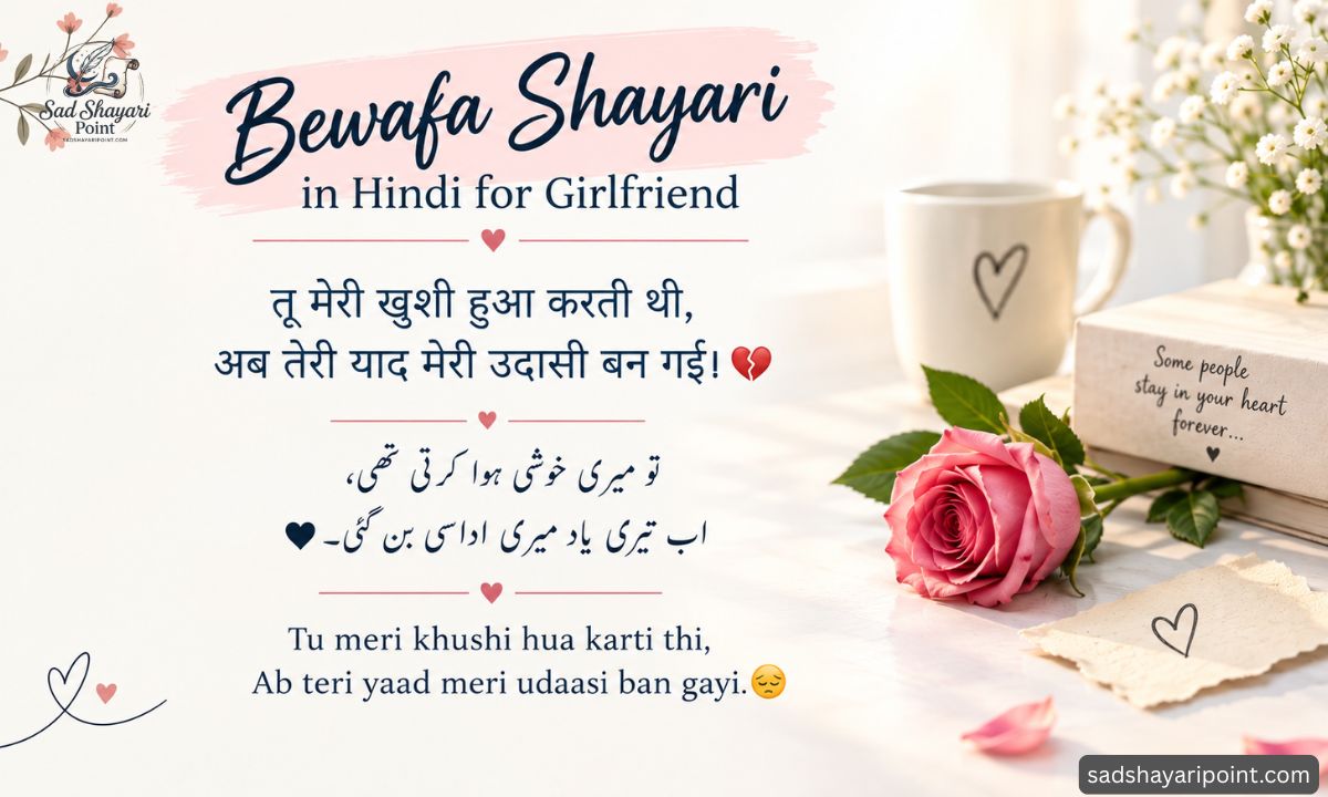 Bewafa Shayari Hindi