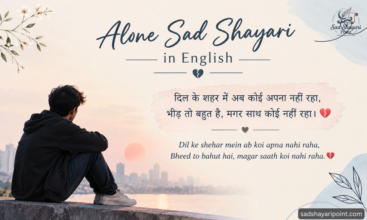 Alone Sad Shayari in English