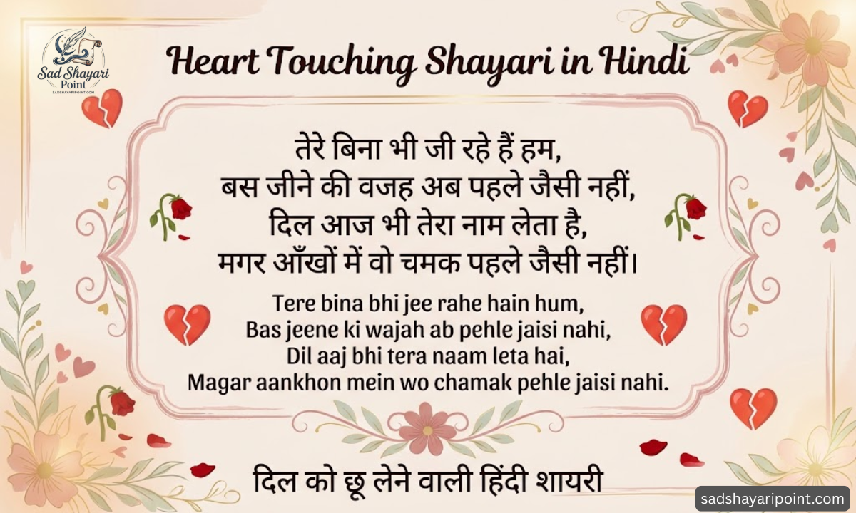 Heart Touching Shayari in Hindi