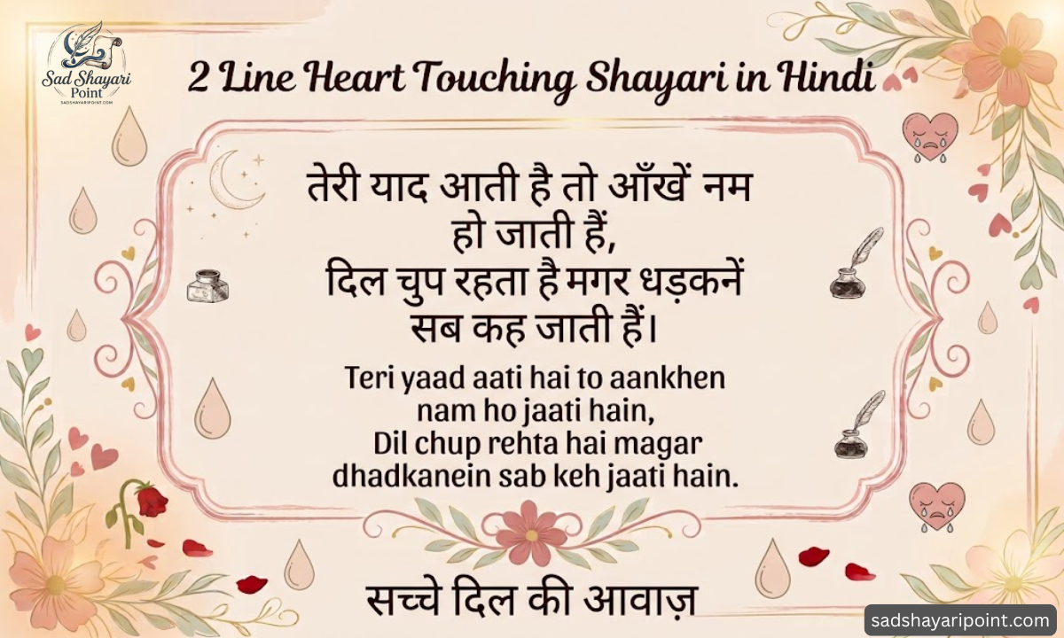 Heart Touching Shayari in Hindi