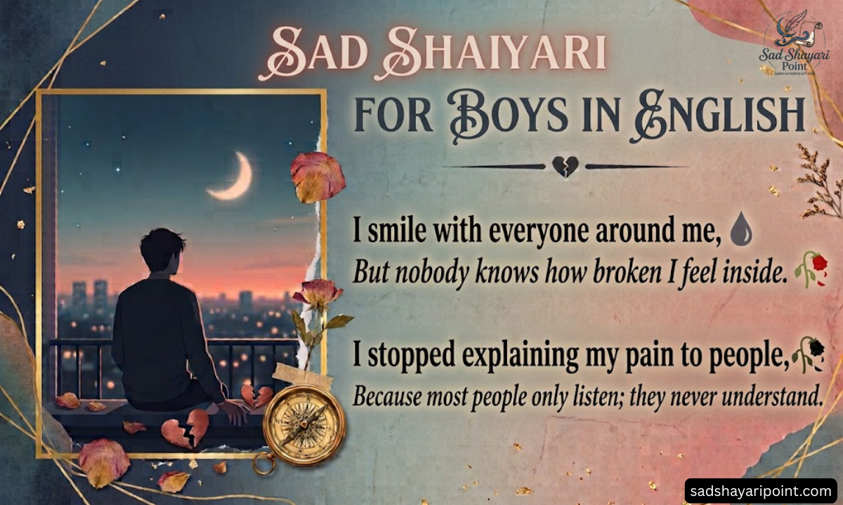 Sad Shayari for Boys in Hindi