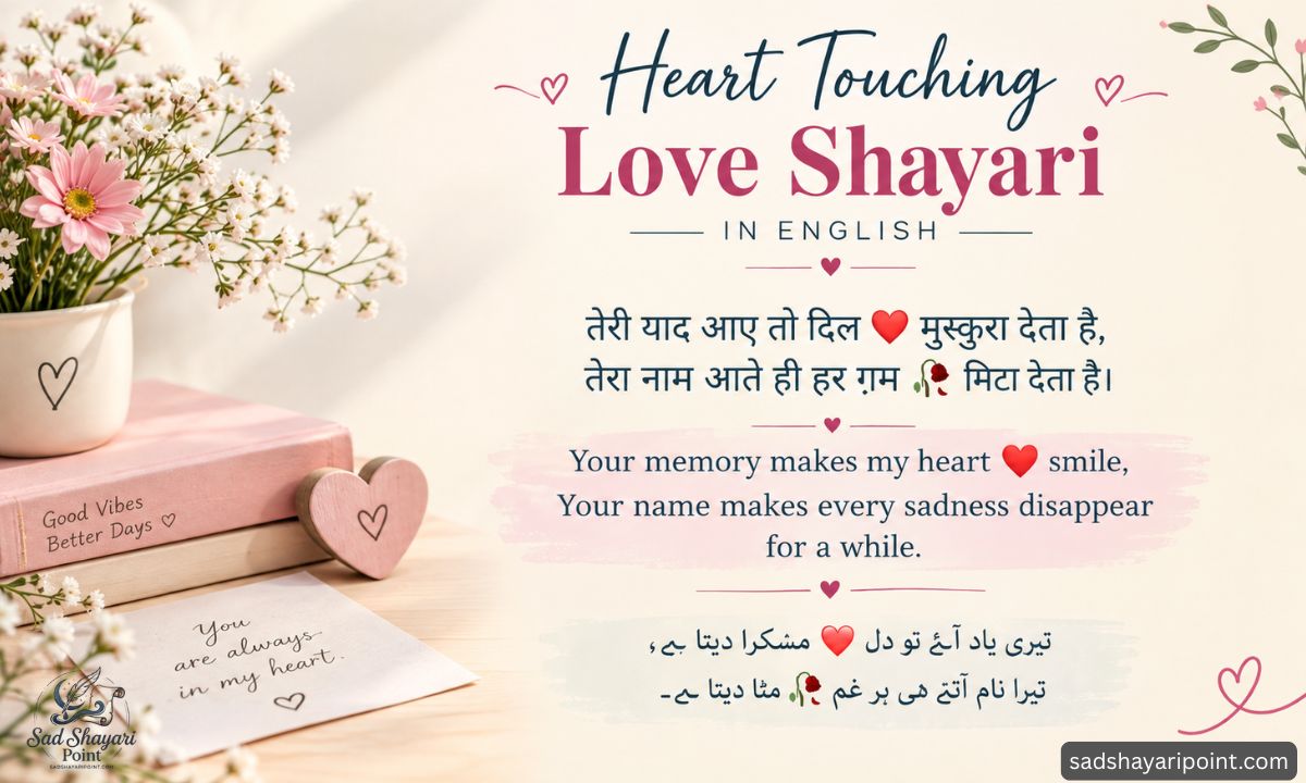 Heart Touching Love Shayari in English