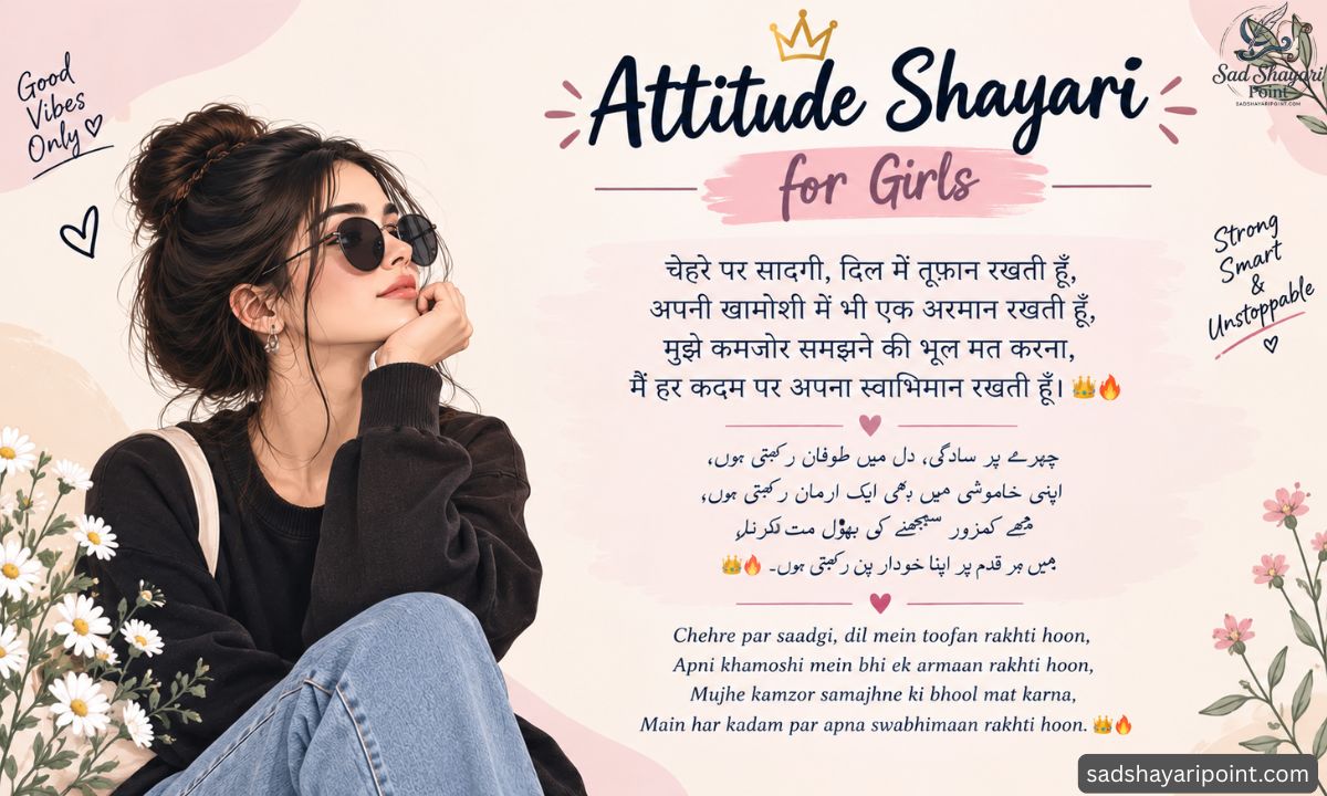 Attitude Shayari for Girls