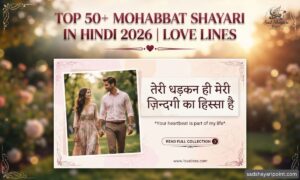 Mohabbat Shayari in Hindi