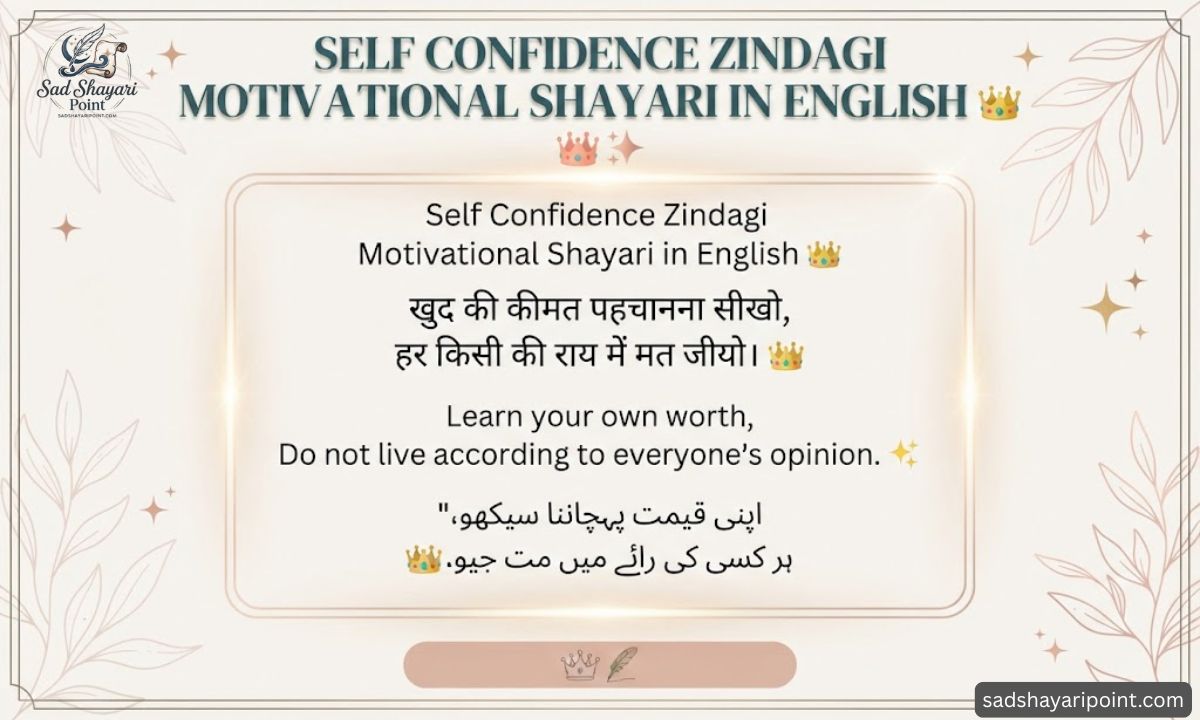 Motivational Shayari in English