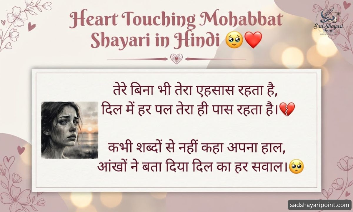 Mohabbat Shayari in Hindi