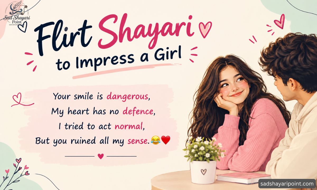Flirt Shayari in Hindi