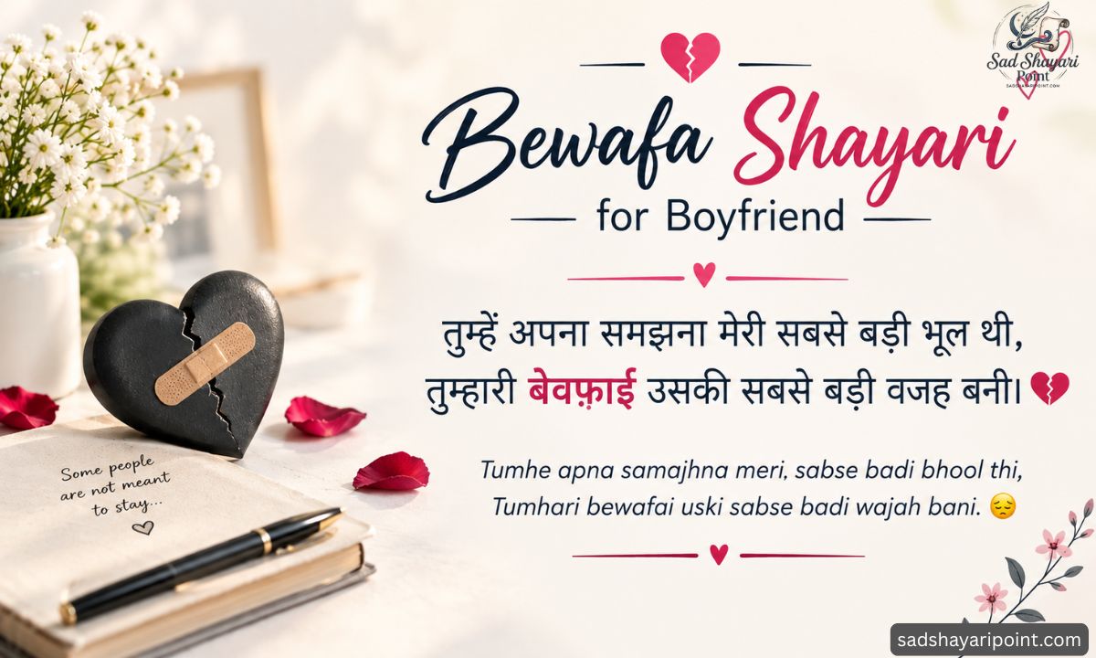 Bewafa Shayari Hindi