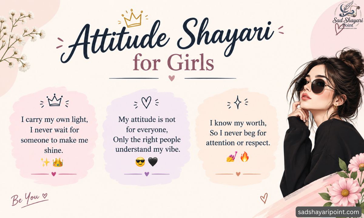 Attitude Shayari for Girls