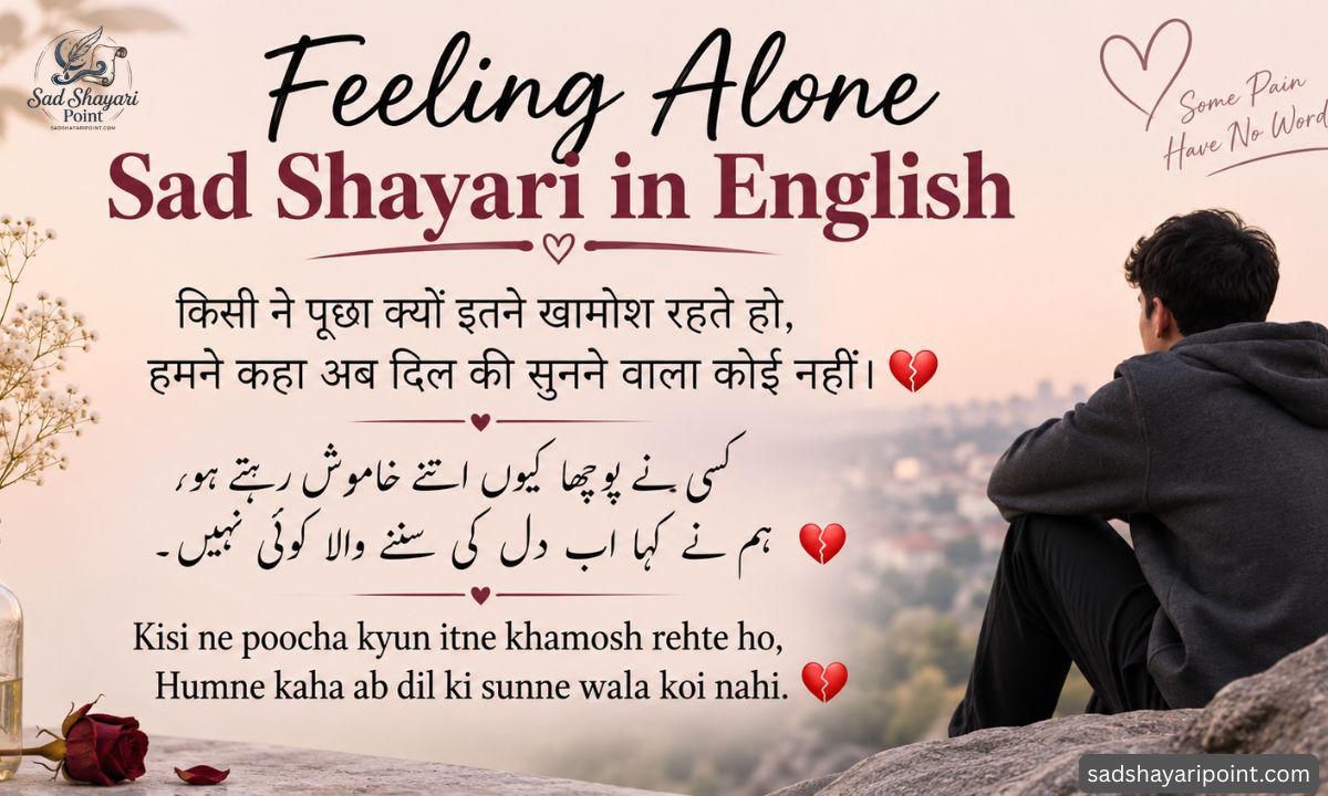 Alone Sad Shayari in English