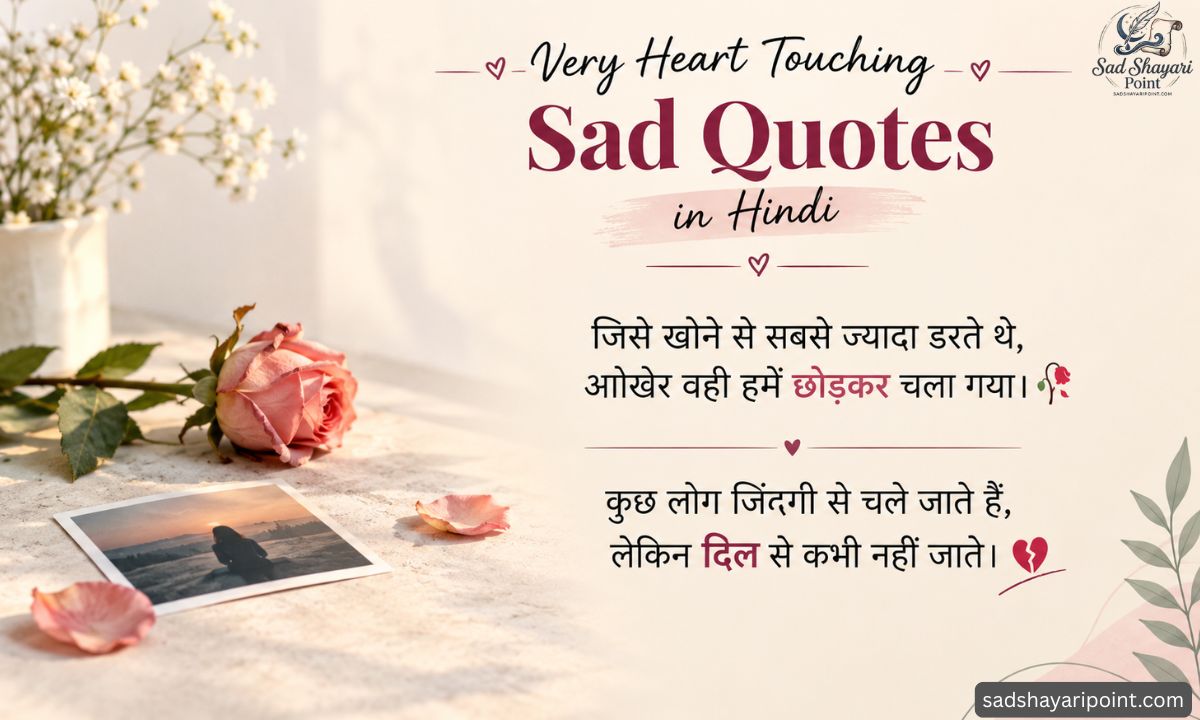 Sad Quotes in Hindi