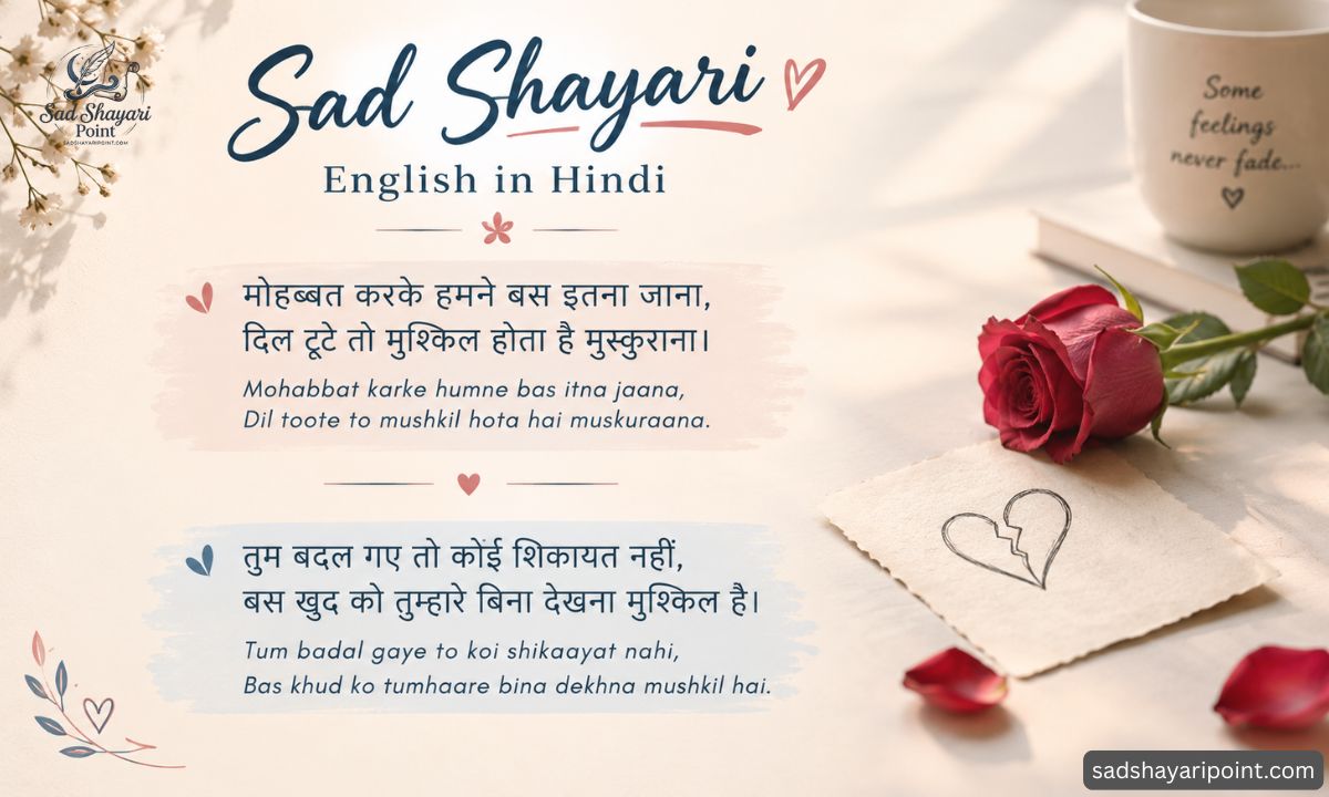 Sad Shayari in English
