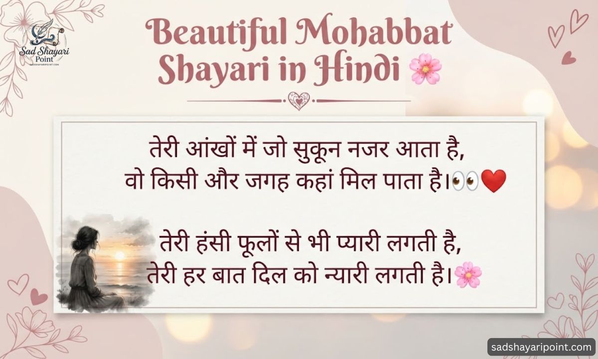 Mohabbat Shayari in Hindi