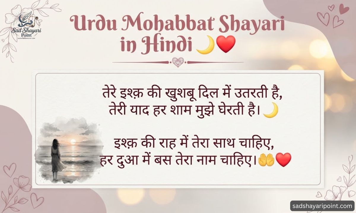 Mohabbat Shayari in Hindi